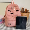 thumbnail image 3 of Mochila Pana para Mujer Con Correa Ajustable Viajes (cereza), 3 of 4