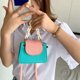 thumbnail image 5 of Bolso Mini bandolera para mujer, cadena acrílica, bandolera de piel sintética de Color Hit para mujer, 5 of 6