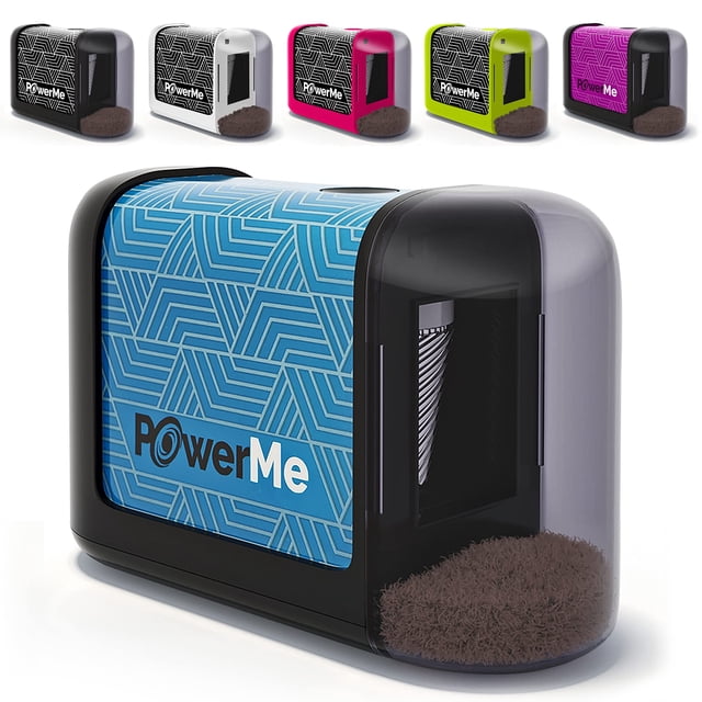 Sacapuntas eléctrico POWERME, funciona con pilas