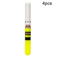 thumbnail image 4 of Sonducket 4 piezas de pesca Glow Stick conveniente lámpara de flotador equipo de dispositivo que funciona con Mark Sticks Tackle para Pescar Verde, 4 of 6