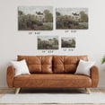 thumbnail image 5 of Vintage Landscape Wall Art Framed Canvas Cottage Painting Rose Garden Wall Art Vintage Print Country Kitchen Print Posters Neutral Aesthetic Vintage Fall Autumn Wall Art Nature Pictures 12"x16", 5 of 5