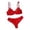 Red, variant on Lingerie for Women French Lace Push Up Bra for Women All-Season Comfort Everyday Versatile Underwear Red S