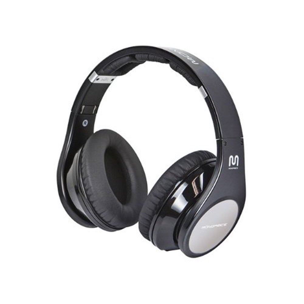 Monoprice Premium Bluetooth HiFi OvertheEar Headphones Black