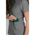 thumbnail image 4 of Medgear Celeste Women's Stretch Scrubs Set with Cross Over Neckline Top and Slim Leg Pants, 4 of 4