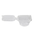 thumbnail image 6 of Tamper Tek 8 oz Square to Round Clear Plastic Deli / Snack Container - with Lid, Tamper-Evident - 4 3/4" x 5" x 1 3/4" - 100 count box, 6 of 10