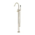 thumbnail image 1 of Pfister LG6-1MFD Modern Free-Standing Roman Tub Trim with Hand Held, Polished Nickel, 1 of 1
