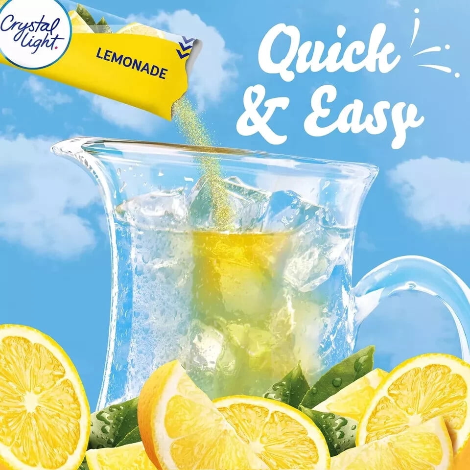 Crystal Light Lemonade Mix, 16 pk. FREE SHIPPING