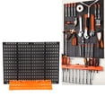 thumbnail image 1 of Tool Storage Rack, ABS 2 Panels Sturdy 15KG Bearing Capacity Wall Mounted Pegboard  for Screwdriver, 1 of 8