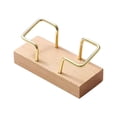 thumbnail image 3 of Expositor de tarjetas de visita de madera con capacidad para 70 tarjetas, delicado soporte para tarjetas de visita. Estilo A, 3 of 9