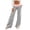 Gray, variant on Womens Color Block Yoga Pants with Pockets High Waisted Soft Flowy Trousers Full Length Loungewear Pants For Women Daily Workout