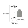 thumbnail image 2 of 1 juego de percha plegable para vaporizador de ropa, tendedero ajustable con tabla de planchar, 2 of 7