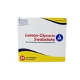 thumbnail image 2 of Dynarex Lemon Glycerin Swabsticks, 3 Per Pouch, 25 Pouches Per Box, 2 of 4