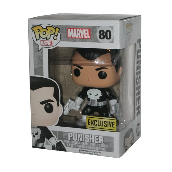 Funko Pop! Marvel Exclusive Punisher Vinyl Figure, 3 3/4"