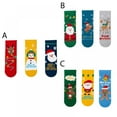 thumbnail image 2 of 3 Pairs Christmas Socks Kids Boys Girls Socks Santa Claus Reindeer Snowman Colourful Funny Cotton Soft Warm Socks Christmas Gift 1-12Y, 2 of 6
