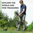 thumbnail image 5 of Metal Detector for All Ages: Waterproof Design for Gold Hunting, Reliable Anti-Interference Technology, Clear LCD Screen, Multiple Modes, IP68 Coiled Head, 5 of 6