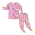 thumbnail image 6 of Baby Boys Long Sleeve Top And Pants Snug Fit Cotton Pajama Set,Skin-Friendly 6-12 Months 12-24 Months 2t 3t 4t 5t 6t 7t 8t 9t Children(Hot Pink,5-6 Years), 6 of 6
