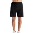 thumbnail image 2 of Sauna Shorts for Men Casual Loose Fit Sweat Shorts Gym Workout Shorts Compression Elastic Waist Bottoms Summer Sportswear Clothing Black, Size XXL, 2 of 8