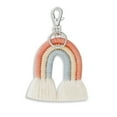 thumbnail image 1 of Weaving Keychains Jewelry Adornment Fashion Accessory Key Pendant Keyholder Ornament Colorful DIY Bag Charm Orange, 1 of 6