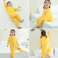 thumbnail image 4 of LRen Kids Cartoon Cosplay Outfits Style Flannel Sleepsuit Baby Toddler Jumpsuit Pajamas Sleeping Outfit,110, 4 of 5