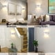 thumbnail image 2 of Luz de pared LED Luz de pared de diseño simple Luz de pared interior Luz de metal Dormitorio Escalera Tienda Sala de estar Oficina Porche Luz de pared interior Blanco cálido Vhermosa 26*16*15cm, 2 of 4