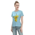 thumbnail image 4 of T-Shirt Basique à Manches Courtes pour Femmes Pikachu, 4 of 6