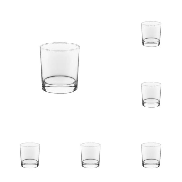 melotizhi Elegant Drinkware Glasses Set Tall Drinking Glasses With Modern Lines Dishwasher Drinking, Clear