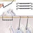 thumbnail image 2 of 10 Uds. Organizadores y almacenamiento de armario con perchas mágicas, compatibles con armario -a Hy, 2 of 5