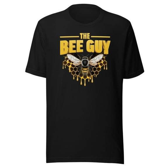 The Bee Guy Shirt, Unisex, Funny BeeKeeper, Bee Keeper Shirt, Apiculture, Honeybees, Funny Beekeeping Shirt, Bee Lovers, Beekeeping Gift (Black, S)