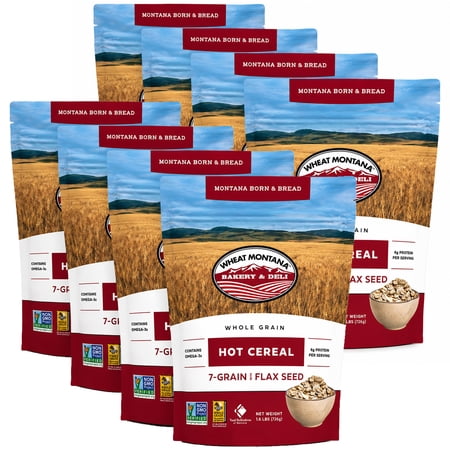 (Price/Case)Wheat Montana 7-Grain Cereal With Flaxseed 8/1.6lb, 158502
