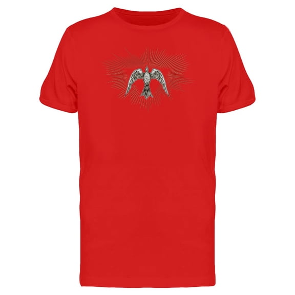 Cool Dove Sketch And Sparkles Tee Men's -Image by Shutterstock