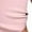 Pink, variant on Women'S Ruched Wrap Square Neck Flounce Long Sleeve Self Tie Crop Top Blouse Pink XL
