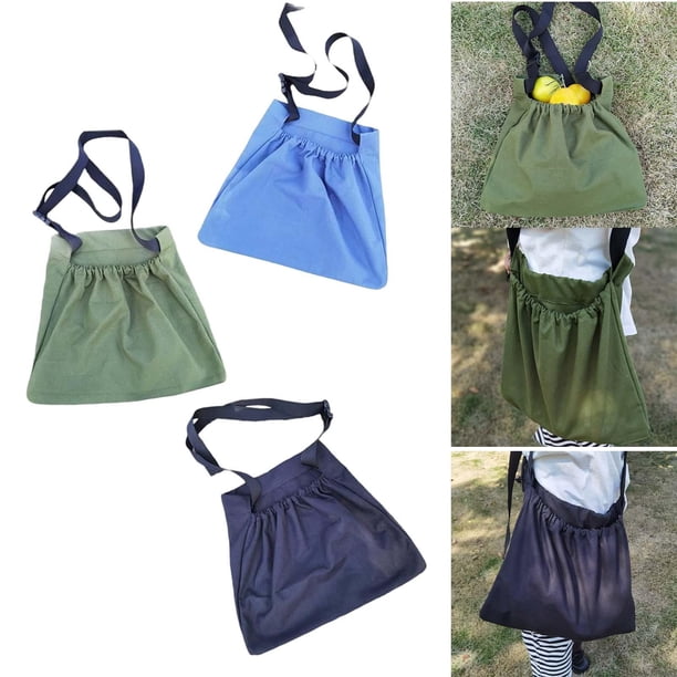 Fruit Picking Bags,Canvas Oranges Fruit Picking Bag,Garden Picking Bag Pouch Waterproof,Vegetable Harvest Bag Adjustable Buckle,Veggies Harvesting Waist Pack Garden Apron,Picking Helper With Baoblaze Bolsas de recolección de frutas