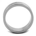 thumbnail image 3 of Luxe Jewelry Designs Women's Stainless Steel Ring with No Stone in No Stone - Size 5 (Pack of 2), 3 of 4
