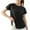 Black, variant on AherBiu Workout Tops for Women Lightweight Gym Top Tees Activewear Short Sleeve Quick-Dry Athletic Tshirts
