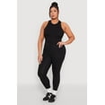 thumbnail image 2 of Womens Plus Size Side Pocket High Waisted Leggings, 2 of 6