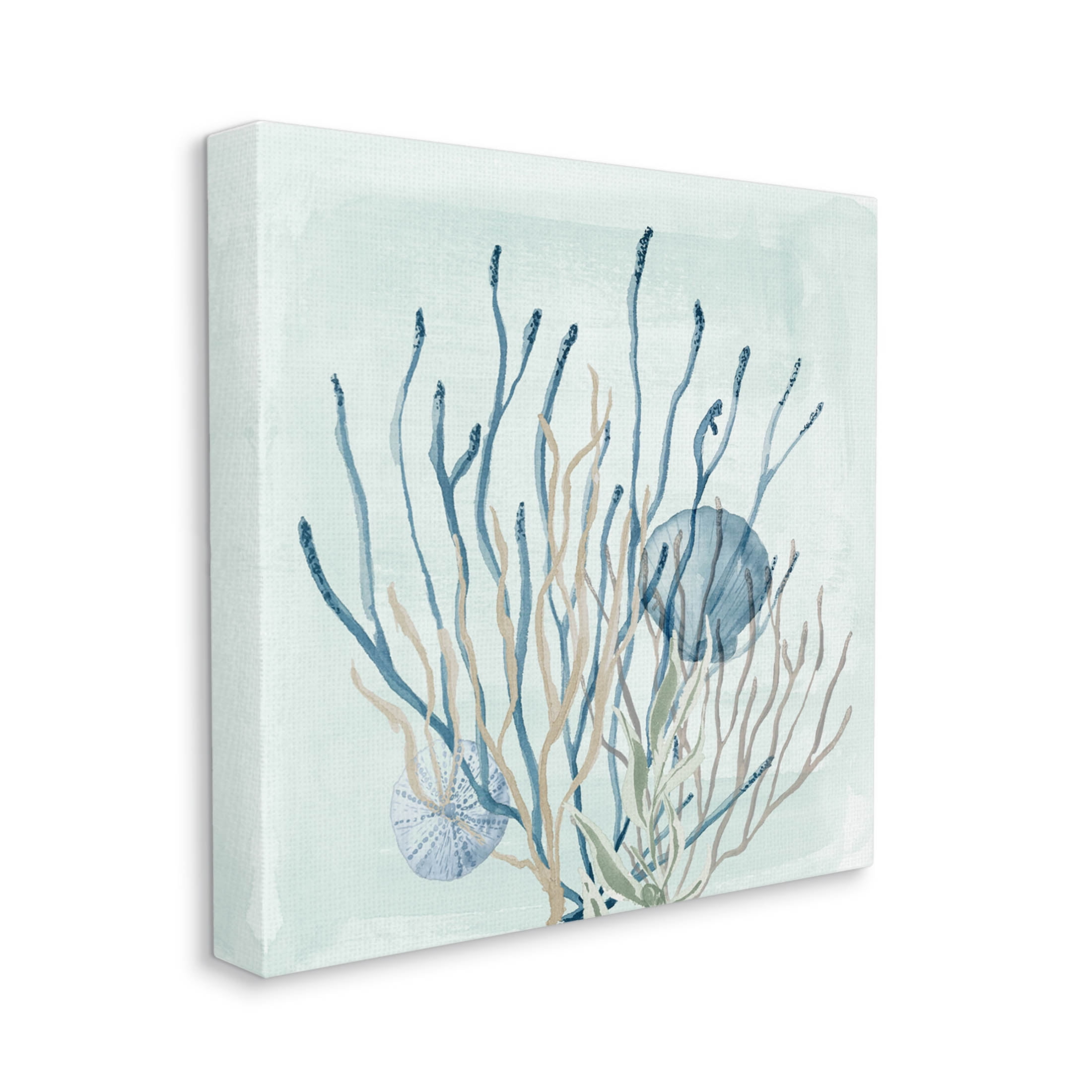 Coral Reef Underwater Seashells Animals & Insects Graphic Art Gallery Wrapped Canvas Print Wall Art