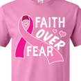 thumbnail image 3 of Inktastic Breast Cancer Awareness Faith over Fear T-Shirt, 3 of 4