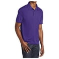 thumbnail image 4 of Yellow Rooster Men's PosiCharge RacerMesh Polo Shirts Purple XL, 4 of 6