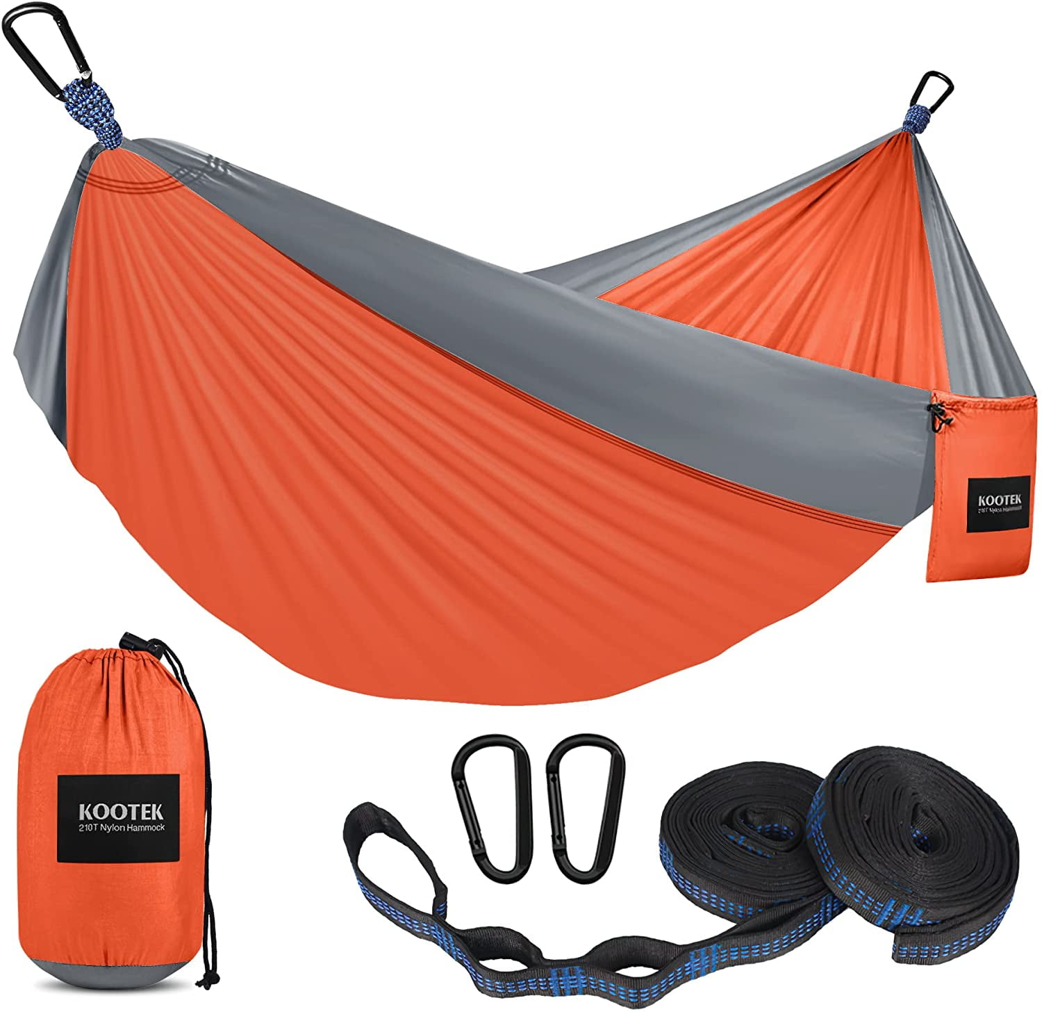 Camping Hammock Double & Single Portable Hammocks with 2 Tree Straps