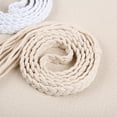 thumbnail image 5 of Dress Choice Women Boho Hand-woven Waist Belt Bow Tie Wrap Around Boho Vintage Skinny Woven Tassel Belt for Dresses, 5 of 8