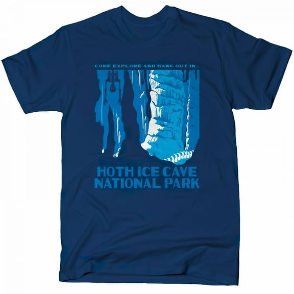 Star Wars Hoth Ice Cave National Park T-Shirt-Medium