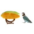 thumbnail image 2 of Alimentador de loros guacamayos en apariencia Alimentador de agua de agua de mascotas - Maíz, tal se describe Colco Alimentador del loro del pájaro del animal doméstico, 2 of 8