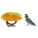 thumbnail image 2 of Alimentador de loros guacamayos en apariencia Alimentador de agua de agua Dispensador de mascotas - Maíz, tal se describe Yinane Alimentador del loro del pájaro del animal doméstico, 2 of 8
