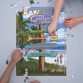 thumbnail image 3 of Mexico Beach, Florida, Destinations Sign (1000 Piece Puzzle, Size 19x27, Challenging Jigsaw Puzzle for Adults and Family, Made in USA), 3 of 4