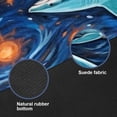 thumbnail image 3 of Shark Gym Towel with Storage Bag, 72.8"x26.8", Suitable for Yoga, Pilates, Fitness - Yoga Blanket, Hot Yoga Towel, Yoga Towels Included, 3 of 6