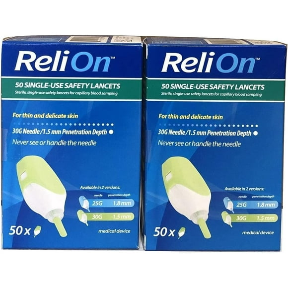 ReliOn Lancets & Lancing Devices