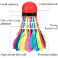 thumbnail image 2 of 11 Pcs Shuttlecock Badminton Shuttlecock Durable Colorful Badminton Balls for Sports Training Game, 2 of 4