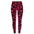 thumbnail image 4 of Buigttklop Valentine'S Day Heart Printed Yoga Pants for Women Full Length Workout Tights Leggings High Waist Soft Sports Trousers, 4 of 4