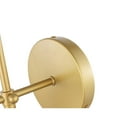 thumbnail image 4 of Mel 1 light Brass and White shade wall sconce, 4 of 15