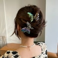 thumbnail image 5 of Cheers US Butterfly Acetate Hair Clips Tortoise Barrettes Claw Clips No-Slip Grip French Design Hair Jaw Clips Clamp Small Hair Accessories for Women Girls, 5 of 7